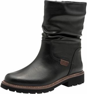 Tamaris Členkové čižmy  čierna