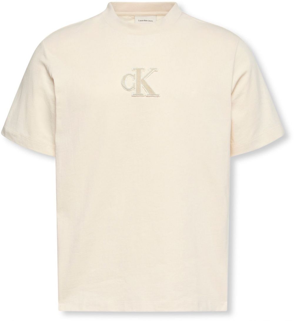 Calvin Klein Jeans Tričko  béžová / piesková