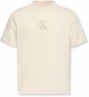 Calvin Klein Jeans Tričko  béžová / piesková
