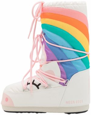 MOON BOOT Snehule 'ICON UNICORN'  svetlomodrá / žltá / fialová / biela
