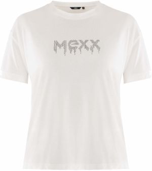 MEXX Tričko  sivá / biela