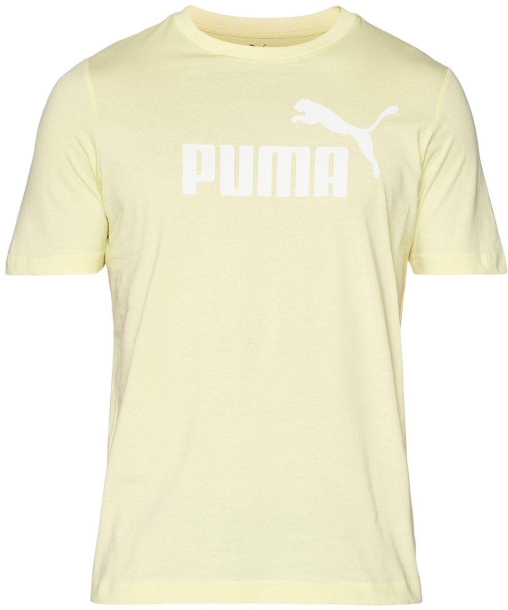Pánske oblečenie - Pánske športové oblečenie - Žltá - PUMA Funkčné tričko 'ESS No. 1'  svetložltá / biela PUMA Funkčné tričko 'ESS No. 1'  svetložltá / biela