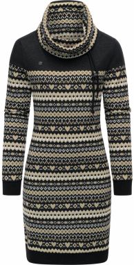 Ragwear Šaty 'Chlloe'  béžová / čierna / biela