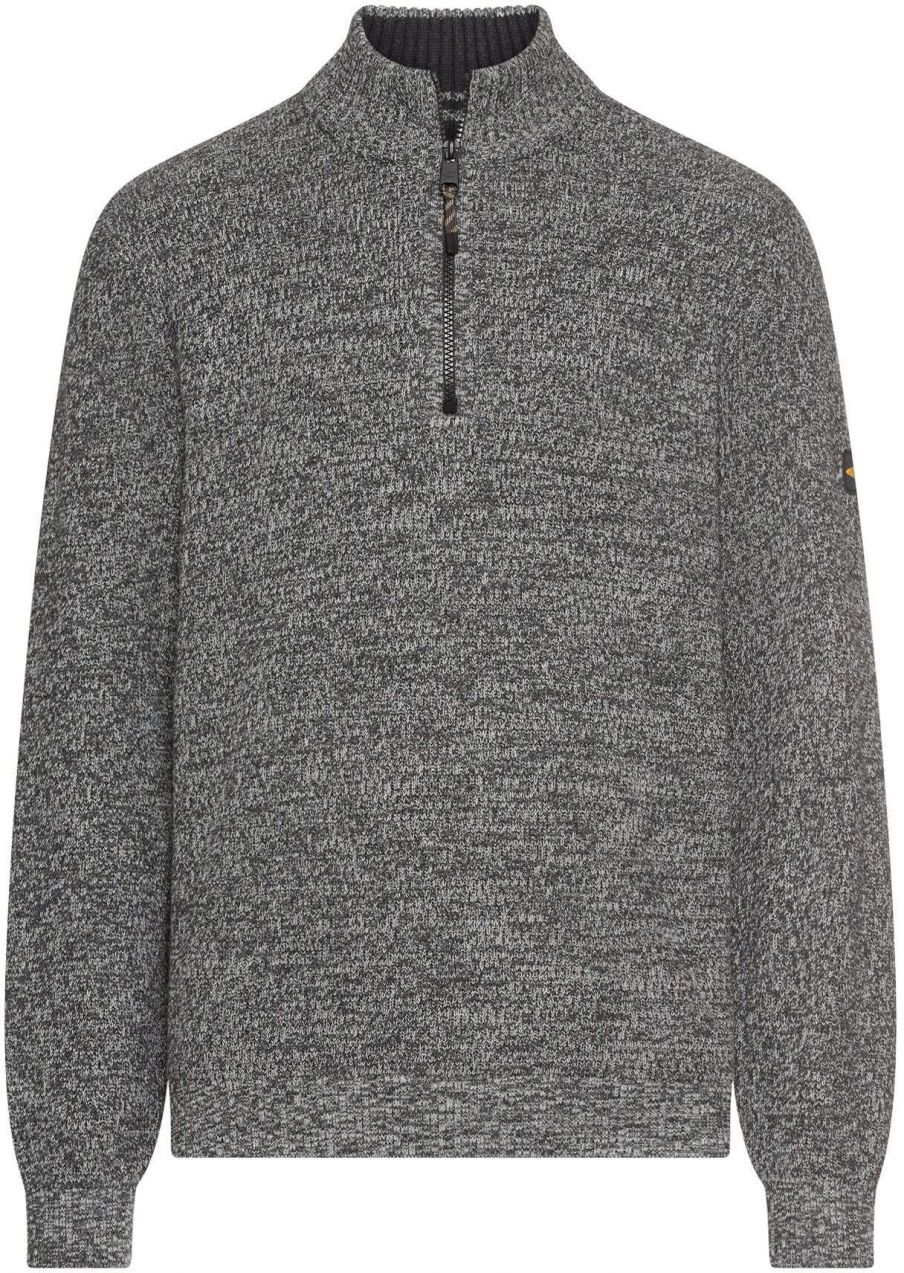 CAMEL ACTIVE Sveter  sivá melírovaná