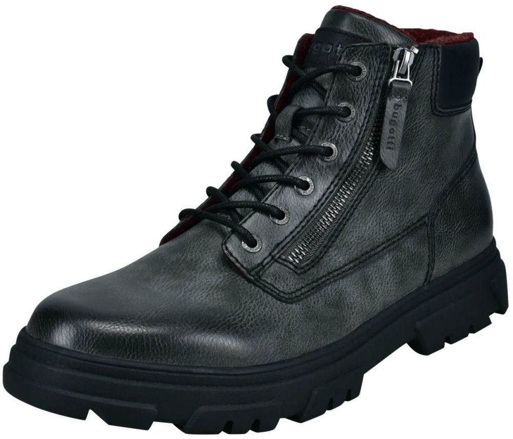 bugatti Šnurovacie čižmy  sivá