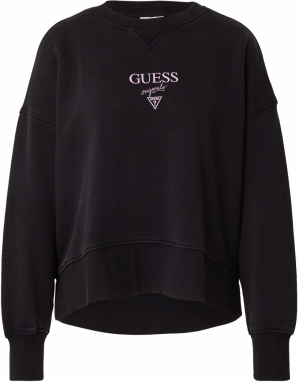 GUESS Originals Mikina 'DISTRESSED BAKER'  ružová / čierna