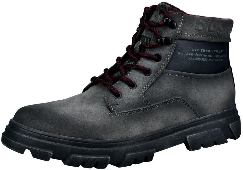 bugatti Šnurovacie čižmy  antracitová