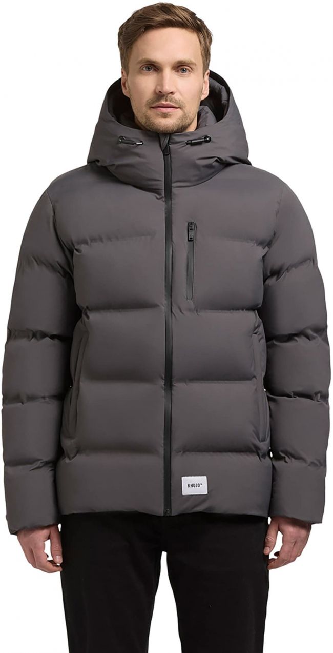 khujo Zimná bunda 'Silas3'  grafitová