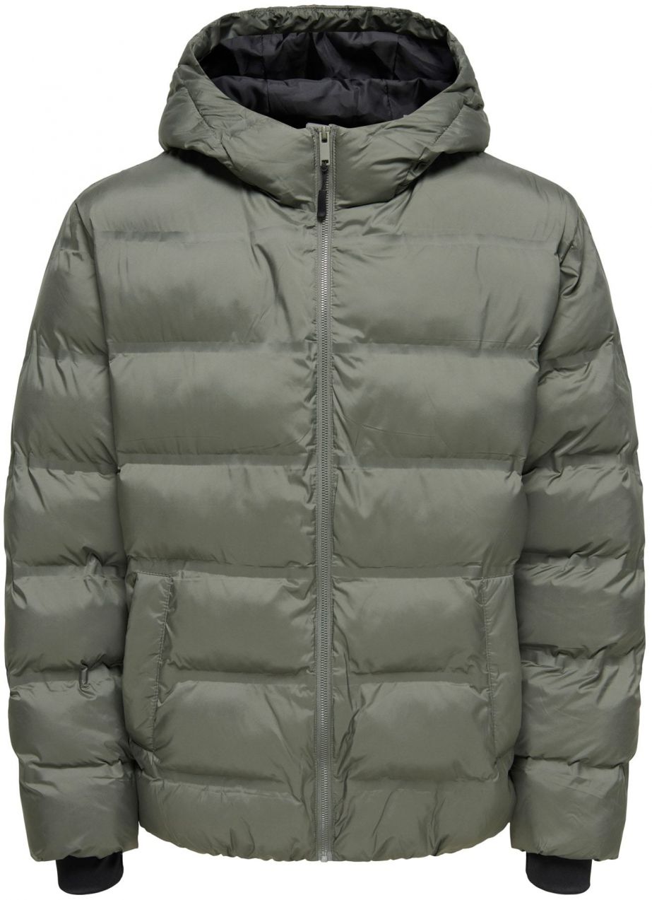 Only & Sons Prechodná bunda 'ONSUNION'  sivá