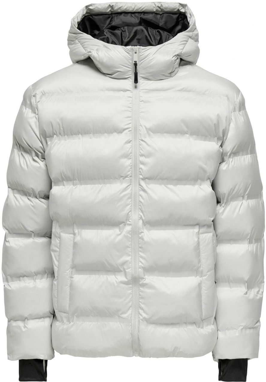 Only & Sons Prechodná bunda 'UNION'  svetlosivá