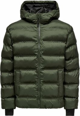 Only & Sons Prechodná bunda 'ONSUNION'  tmavozelená