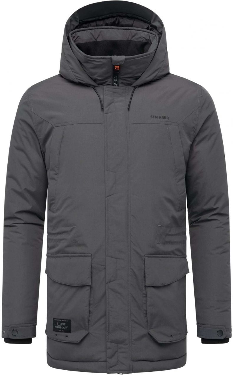 STONE HARBOUR Zimná bunda 'Wadiim'  antracitová