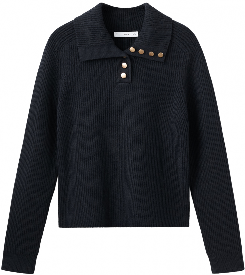 MANGO Sveter 'Botori'  námornícka modrá