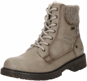 MUSTANG Šnurovacie členkové čižmy 'Bienke'  tmavošedá