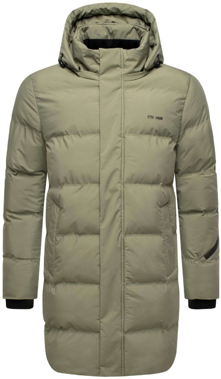 STONE HARBOUR Zimný kabát 'Thadeek XX'  olivová