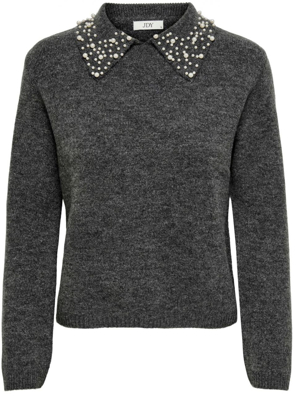 JDY Sveter 'JDYAUBRAY'  sivá melírovaná