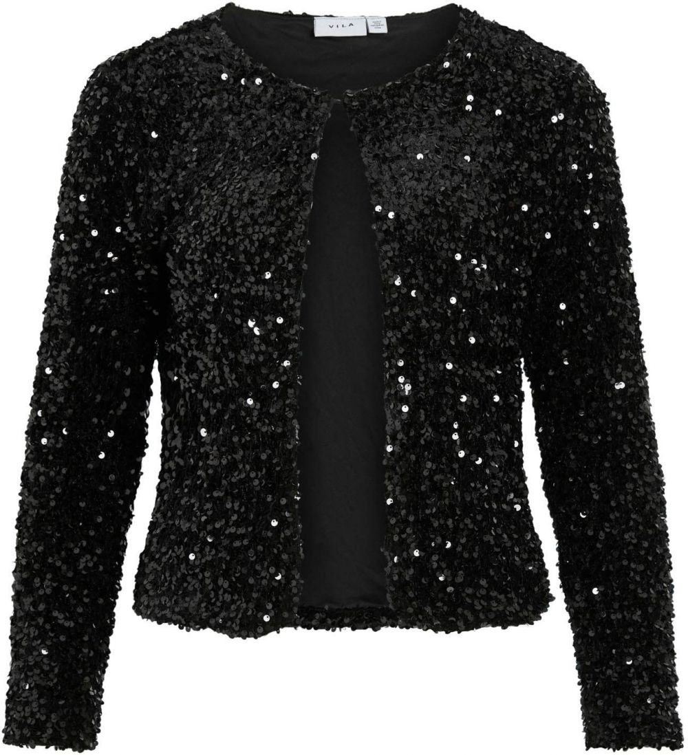 VILA Kardigán 'VIFAITH'  čierna