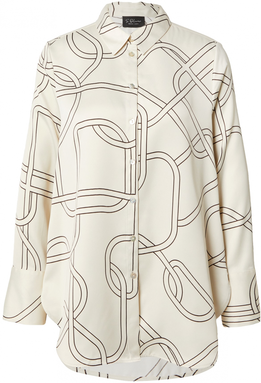 s.Oliver Blúzka  krémová / čierna