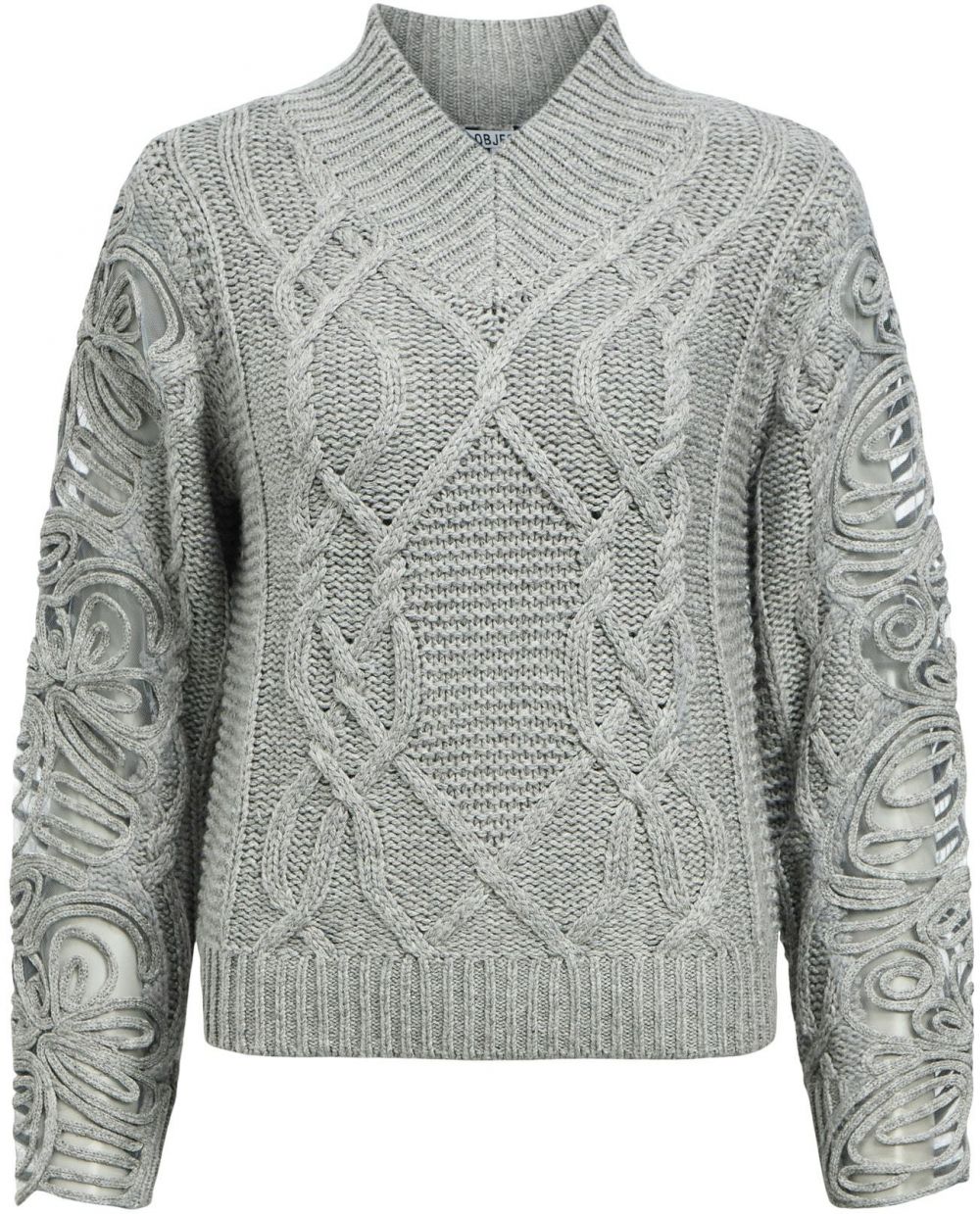 OBJECT Sveter 'OBJELISSE'  sivá