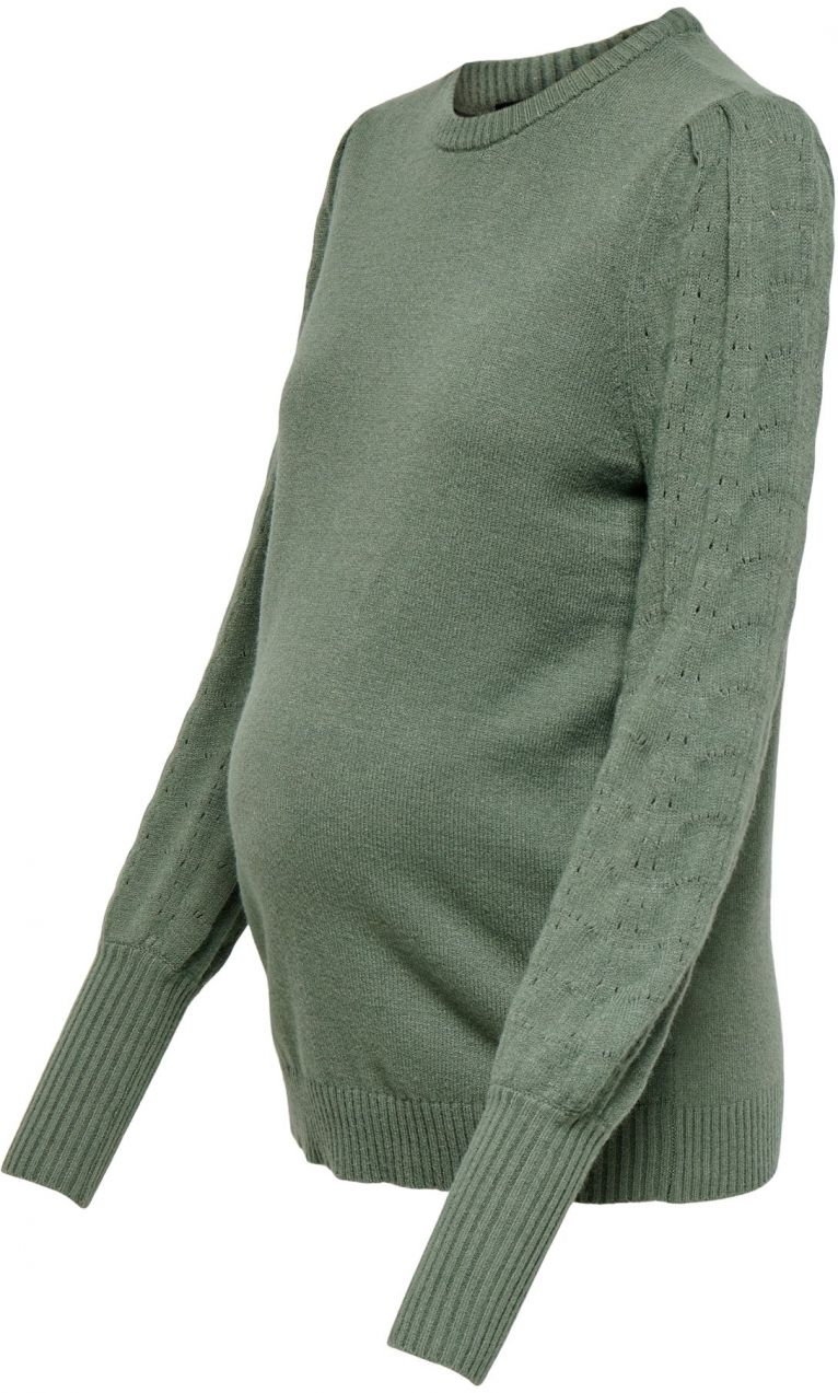 Only Maternity Sveter 'OLMMatti'  nefritová