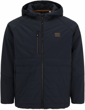 Jack & Jones Plus Zimná bunda 'JJFINN'  tmavomodrá