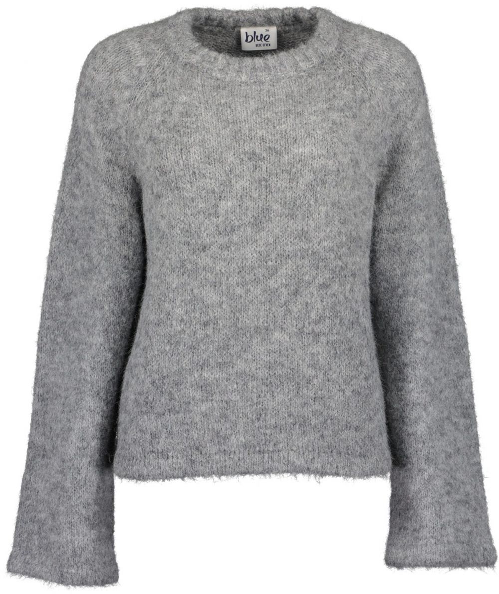 BLUE SEVEN Sveter  sivá melírovaná