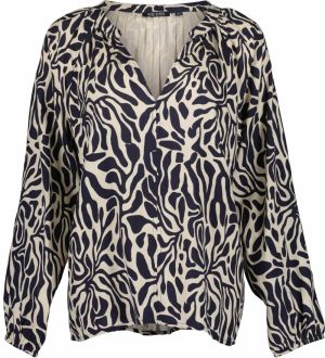 BLUE SEVEN Blúzka  nebielená / námornícka modrá