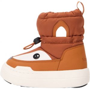 MOON BOOT Snehule  koňaková / pueblo / čierna / biela