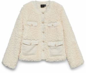 VERO MODA Prechodná bunda 'VMCAROLYN'  krémová / nebielená