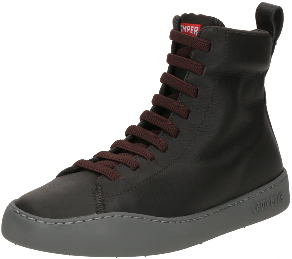 CAMPER Šnurovacie členkové čižmy 'Peu Touring'  tmavosivá