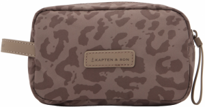 Kapten & Son Toaletná taška 'Trosa'  čokoládová / brokátová / mokka