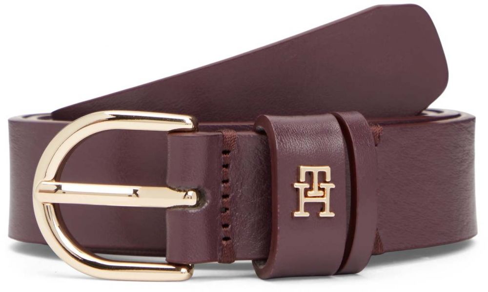 TOMMY HILFIGER Opasky 'ESSENTIAL EFFORTLESS'  tmavočervená