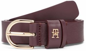 TOMMY HILFIGER Opasky 'ESSENTIAL EFFORTLESS'  tmavočervená