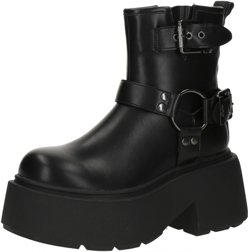 BUFFALO Členkové čižmy 'VICIOUS'  čierna