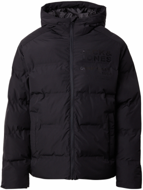 JACK & JONES Zimná bunda 'JCOBOSTON'  čierna