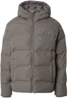 JACK & JONES Zimná bunda 'JCOBOSTON'  sivá