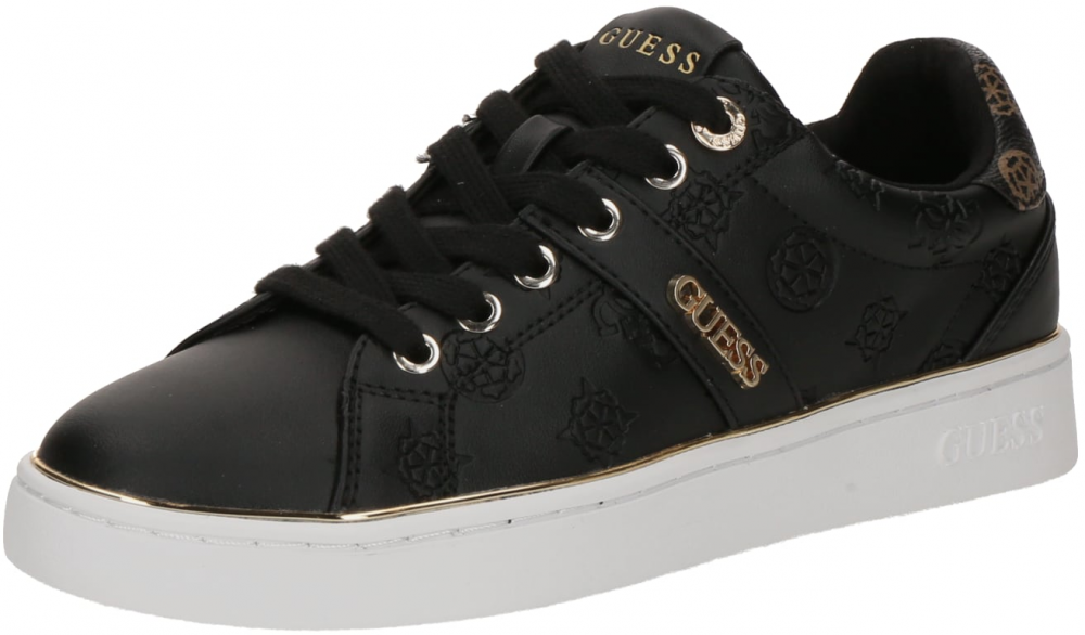GUESS Nízke tenisky 'BRITZ'  hnedá / čierna