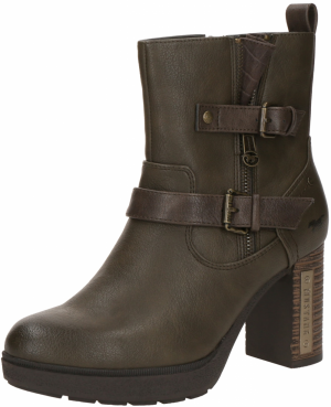 MUSTANG Členkové čižmy 'Nana'  tmavobéžová