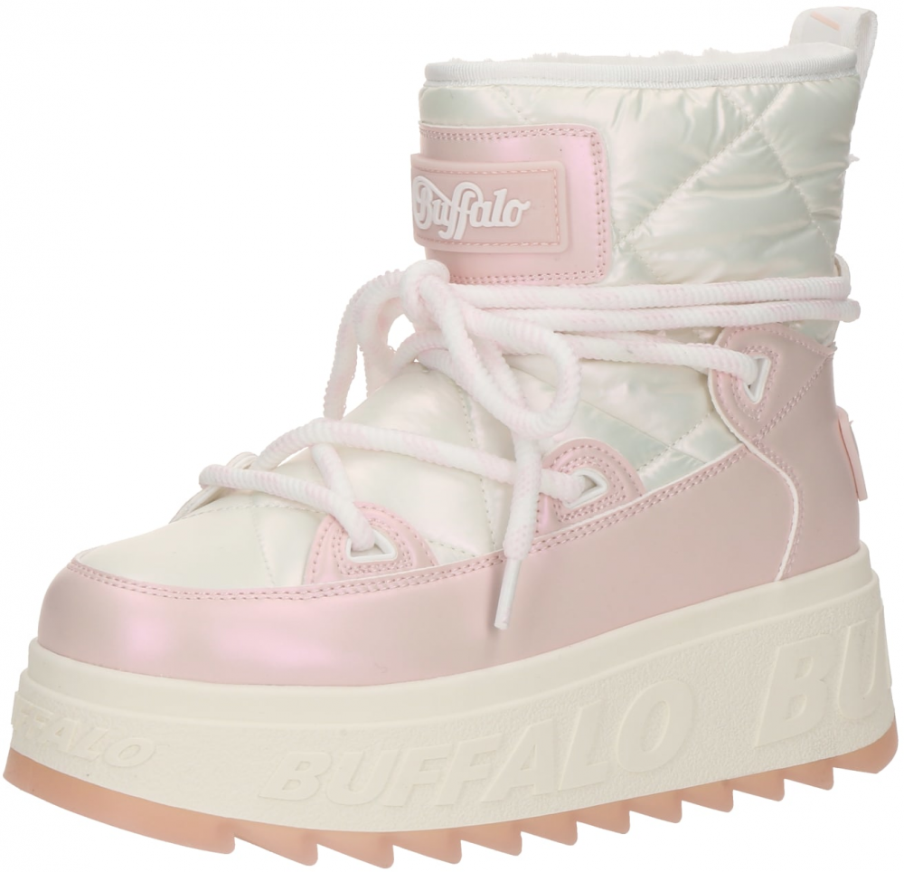BUFFALO Snehule 'ELIZA'  ružová / perlovo biela
