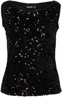 PIECES Top 'PCKAM'  čierna