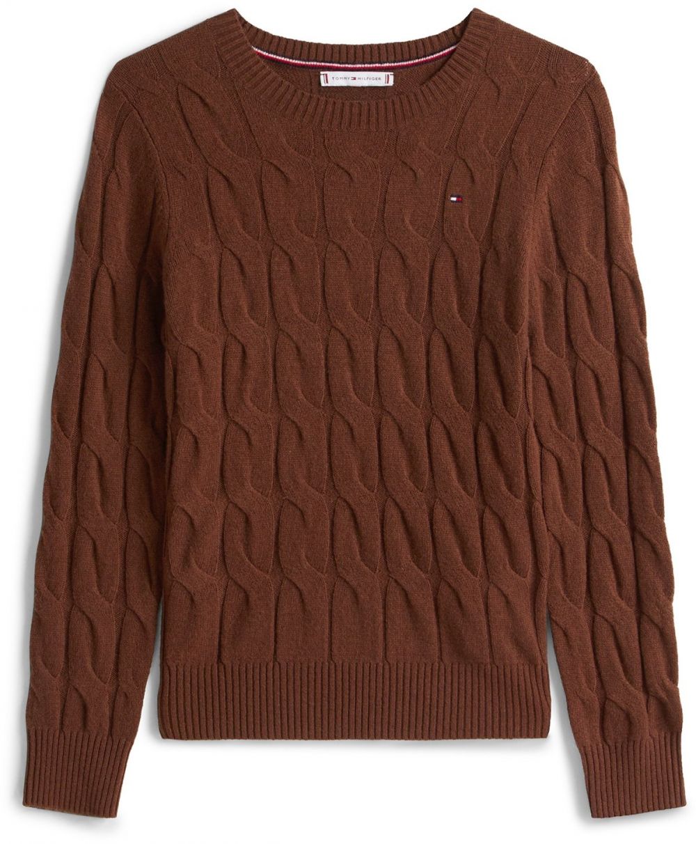 TOMMY HILFIGER Sveter  hnedá