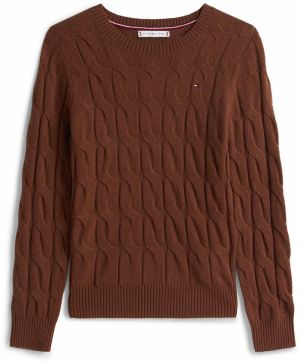 TOMMY HILFIGER Sveter  hnedá