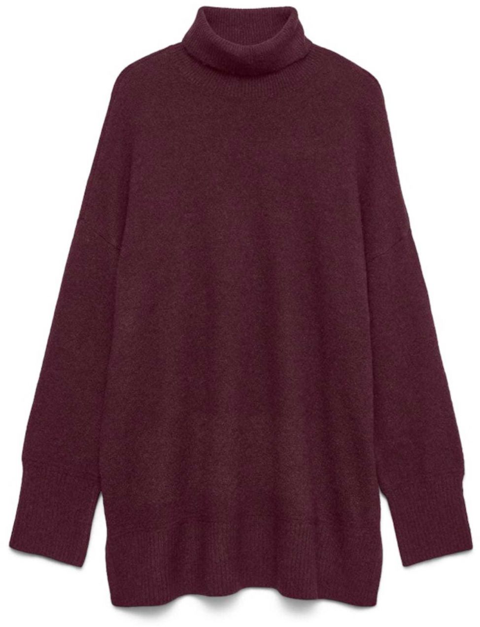 VERO MODA Sveter 'VMAQUARIUS'  vínovo červená