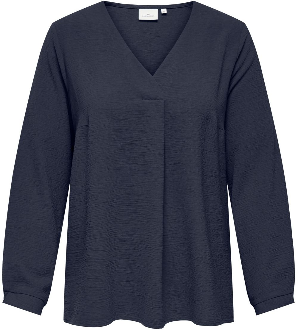 ONLY Carmakoma Blúzka 'Carmetta'  tmavomodrá