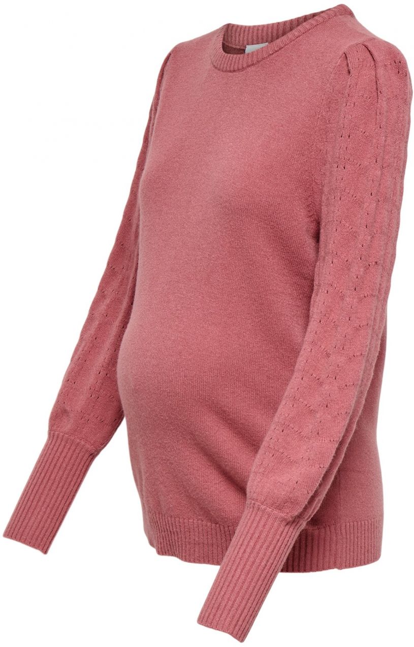 Only Maternity Sveter 'OLMMatti'  rosé