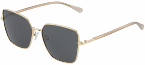 Polaroid Slnečné okuliare  zlatá / tmavosivá