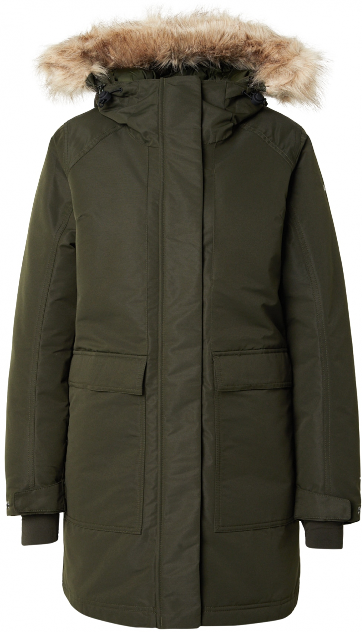 COLUMBIA Outdoorový kabát 'Little Si II'  zelená / biela