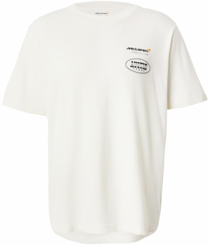 Abercrombie & Fitch Tričko 'McLaren Austin Capsule'  hnedá / žltá / čierna / biela