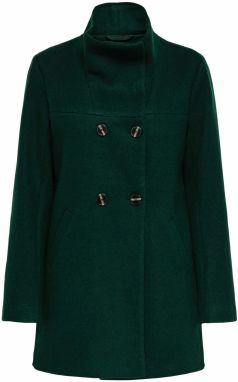 ONLY Prechodný kabát 'ONLBLAKE'  tmavozelená