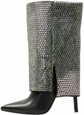 faina Nízke čižmy  čierna / strieborná